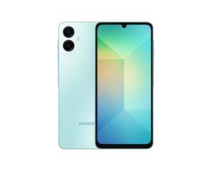 Celular SAMSUNG Galaxy A06 4G LTE – 6.77″ HD+ – 4GB – 128GB – Android 14 – Verde Claro